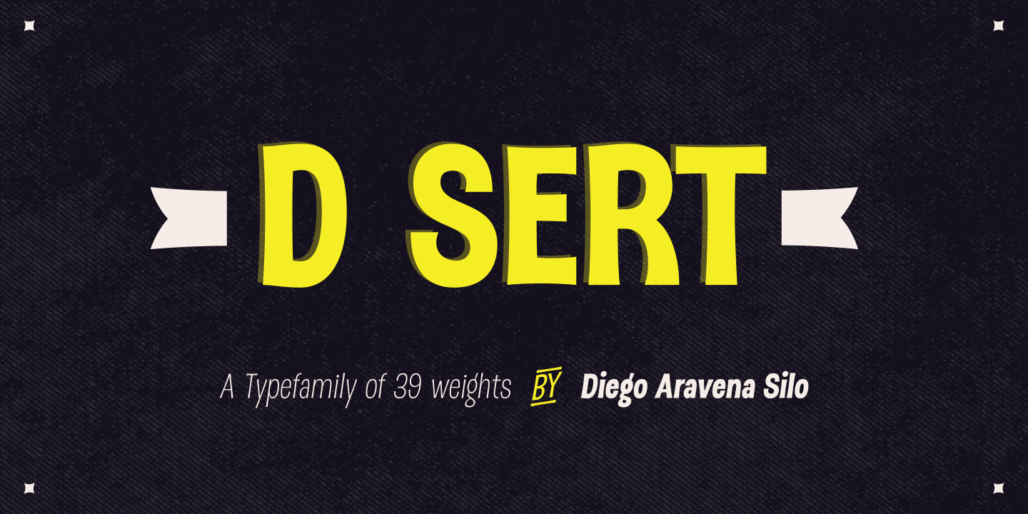 Dsert SemiBold Font preview